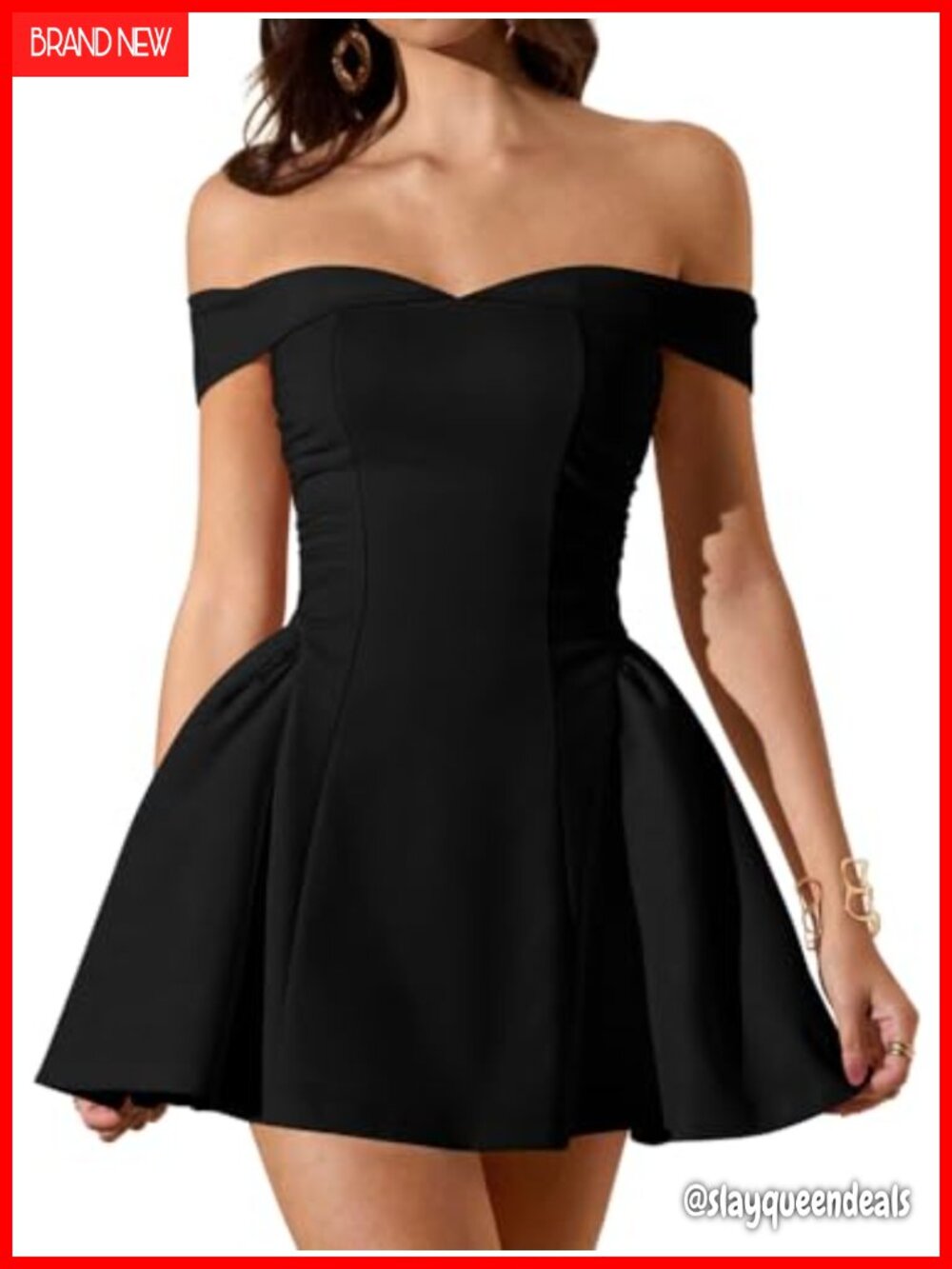 Womens Sleeveless Off Shoulder A-Line Mini Dress Ruched Party Club Dress
